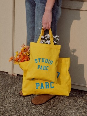 스튜디오앤파르크 (UNI) Cotton Mini Eco Bag_Yellow Studio & Parc